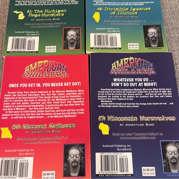 Lot of 4 American Chillers Johnathan Rand Books Illinois Wisconsin Missouri - Picture 7 of 13